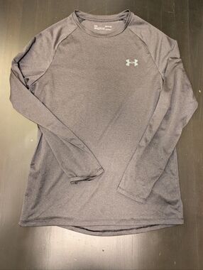 Under Armour Men's Long Sleeve Performance Tee Grey Size Small